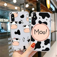 cow milk black white phone case transparent for xiaomi cc 9 11 max3 mix3 mix2 6x 8 5x 10s 11 10 x se lite pro