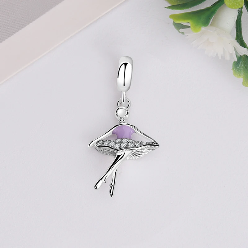 Шармы-подвески из серебра 100% пробы с бусинами | Украшения и аксессуары