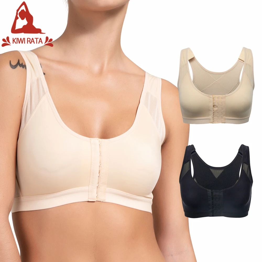 Женский спортивный бюстгальтер KIWI RATA для йоги ударопрочный с перекрестной