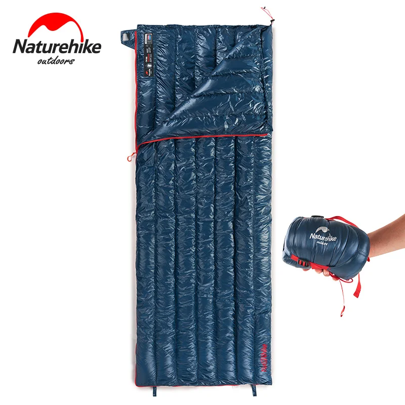Naturehike Goose Down CW280 Sleeping Bag Ultralight Waterproof For Hiking Camping Large Size Quilt Envelope CW400 Backpack CW290