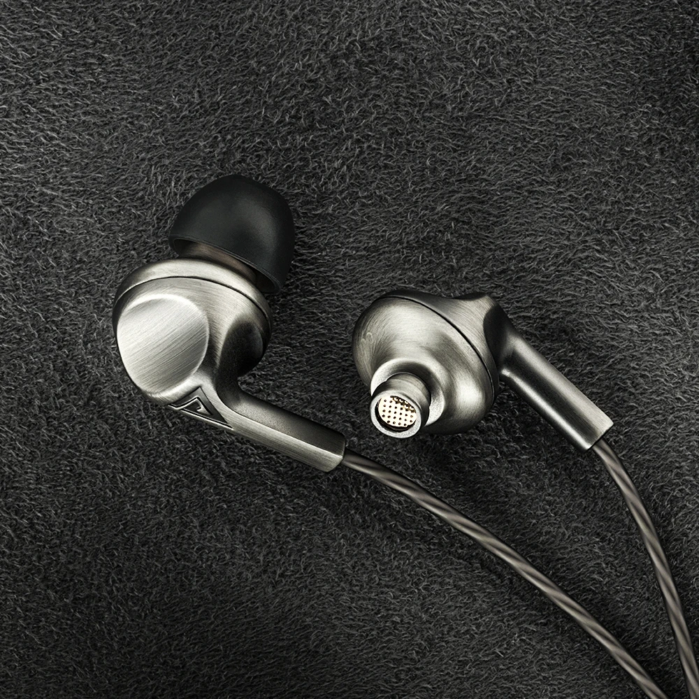 Auglamour F200 HiFi Динамический драйвер вкладыши 3 5 мм DJ металлические спортивные