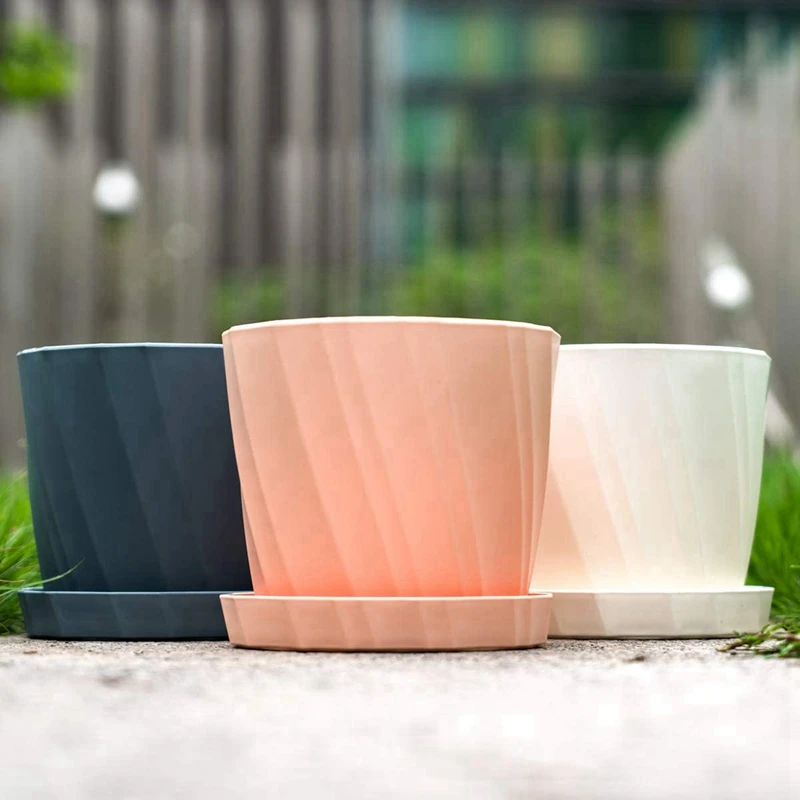 3 шт. цветной горшок для растений 6 дюйма Емкость л | Дом и сад