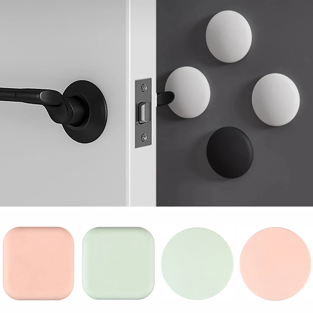 

Door Stopper Doorknob Silicone Fender Lock Protective Door Stop Bumpers Crash Pad Wall Protector Savor Shockproof Crash Pad Stop
