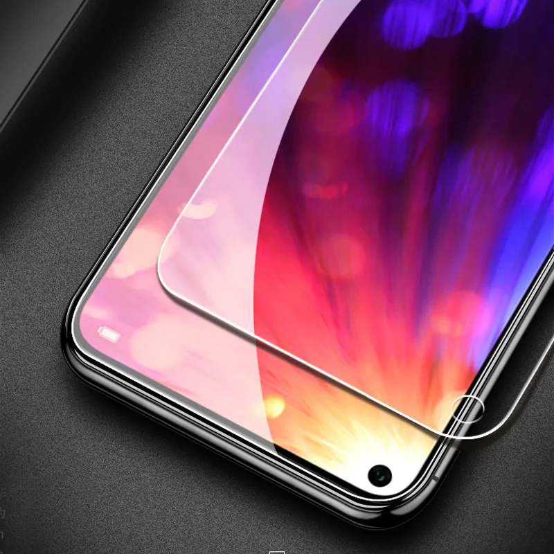 2.5D изогнутое Защитное стекло для Huawei Honor V20 защитное закаленное V 20 пленка |