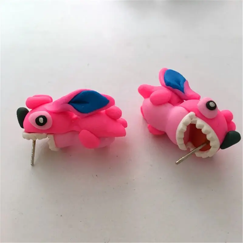 

New design star baby cartoon stepson earrings for women girls children fashion jewelry handmade polymer clay lovely EarringsGift