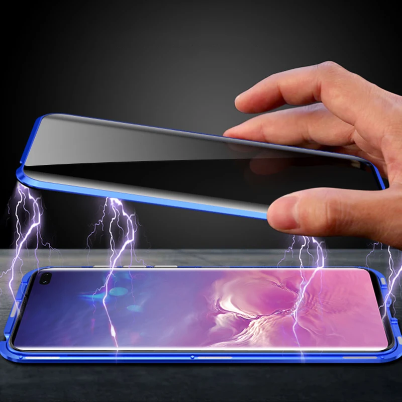 Защитный чехол из закаленного стекла для Samsung Galaxy S10 Plus S8 S9 Note 10 9 8 360 | Мобильные