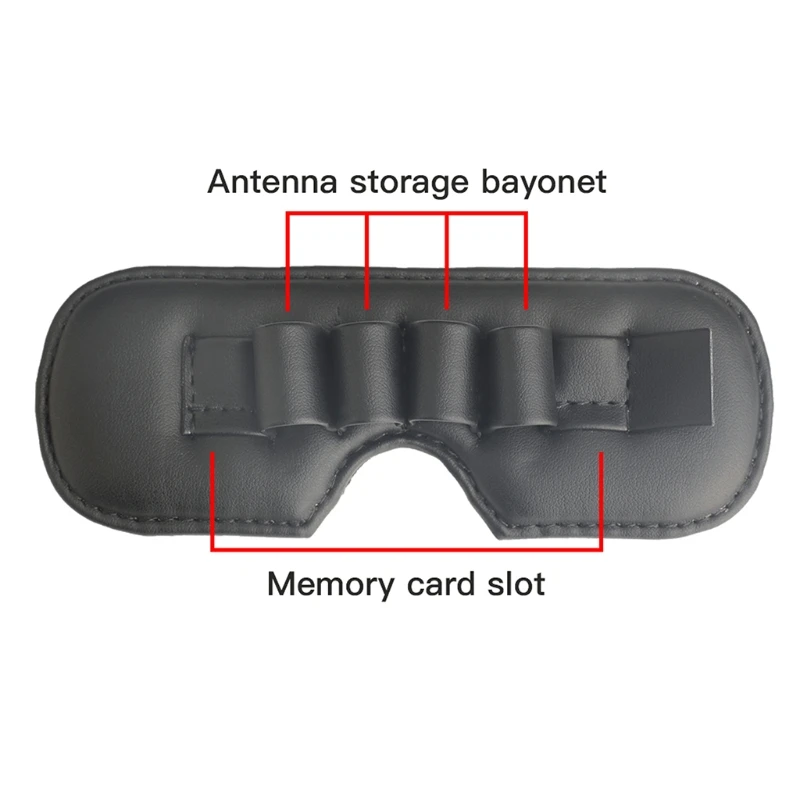 

PU Dustproof Lens Protector for -DJI FPV Goggles Antenna Storage Cover Memory Card Slot Holder for -DJI FPV VR Glasses 95AF