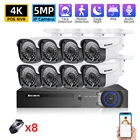 Камера видеонаблюдения, 8 каналов, 4K, POE