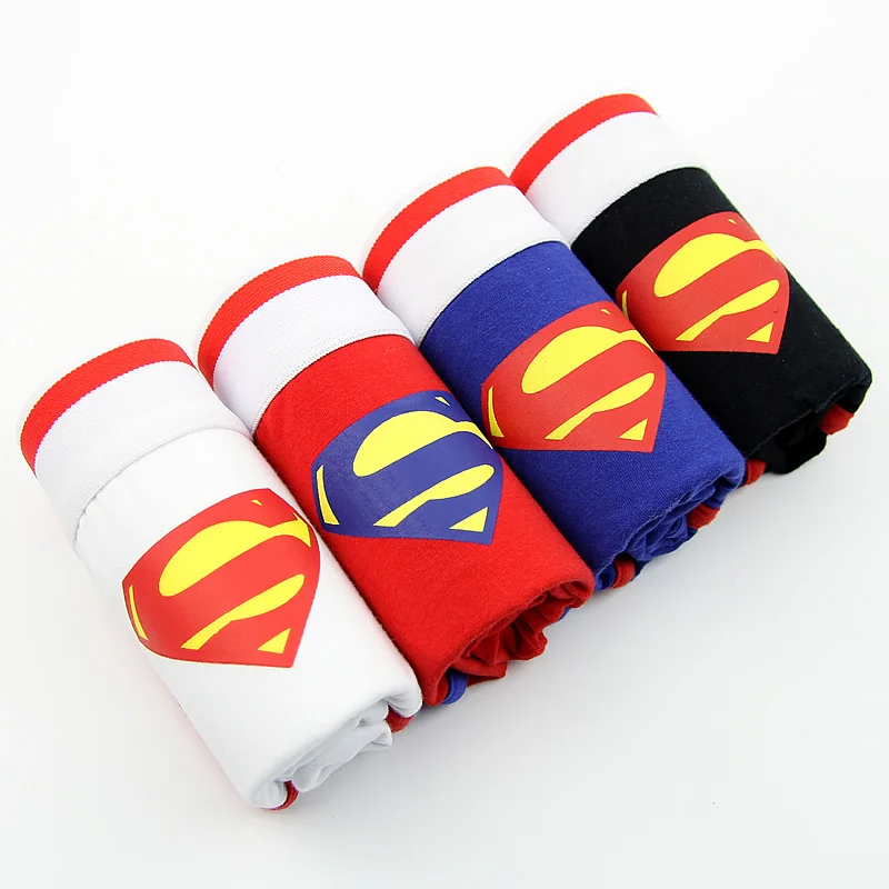 Нижнее белье мужское 4 шт./лот хлопковые дышащие трусы боксеры с заниженной