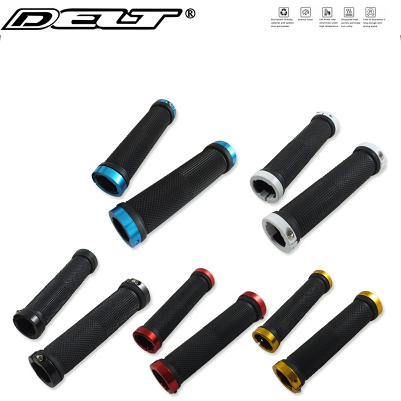 

Велосипедные ручки с резиновым замком, Нескользящие, черные, 22,2x130 мм, фиксированная шестерня, аксессуары для горных и шоссейных велосипедов