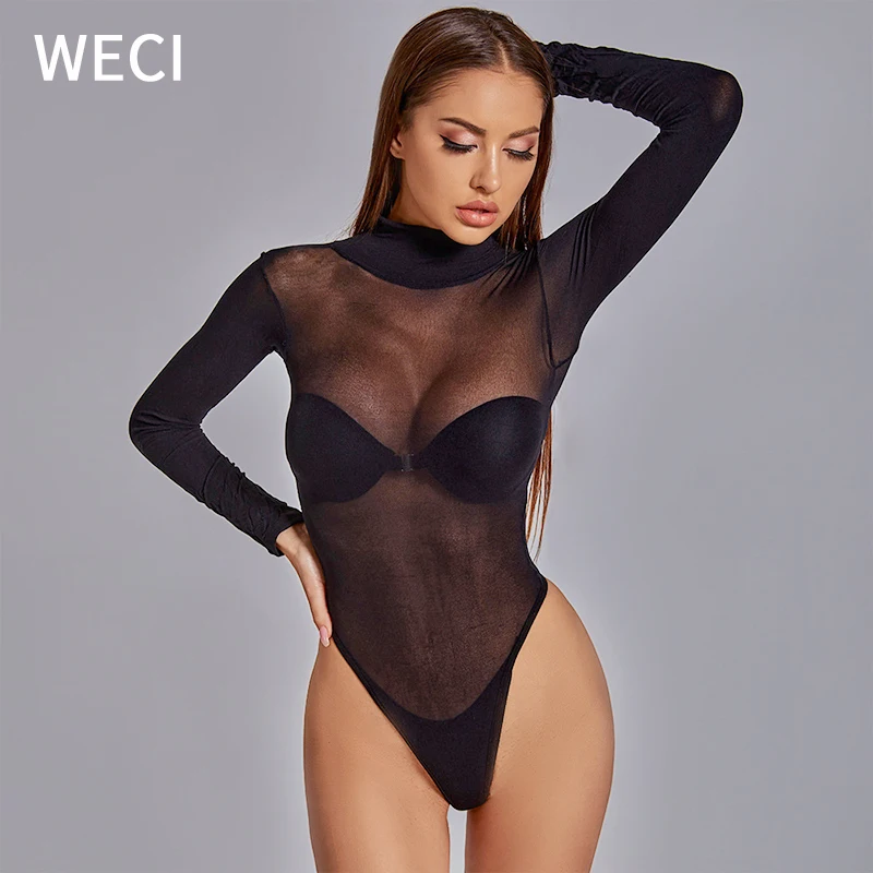 

Горячее сексуальное женское порнографическое нижнее белье WECI для женщин Прозрачное нижнее белье Боди черное нижнее белье женское эротическая одежда