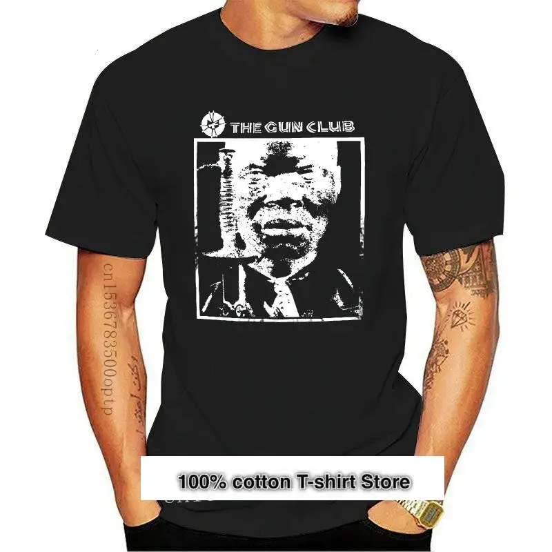 

Camiseta de Gun Club, camisa de манга corta, negra, nueva
