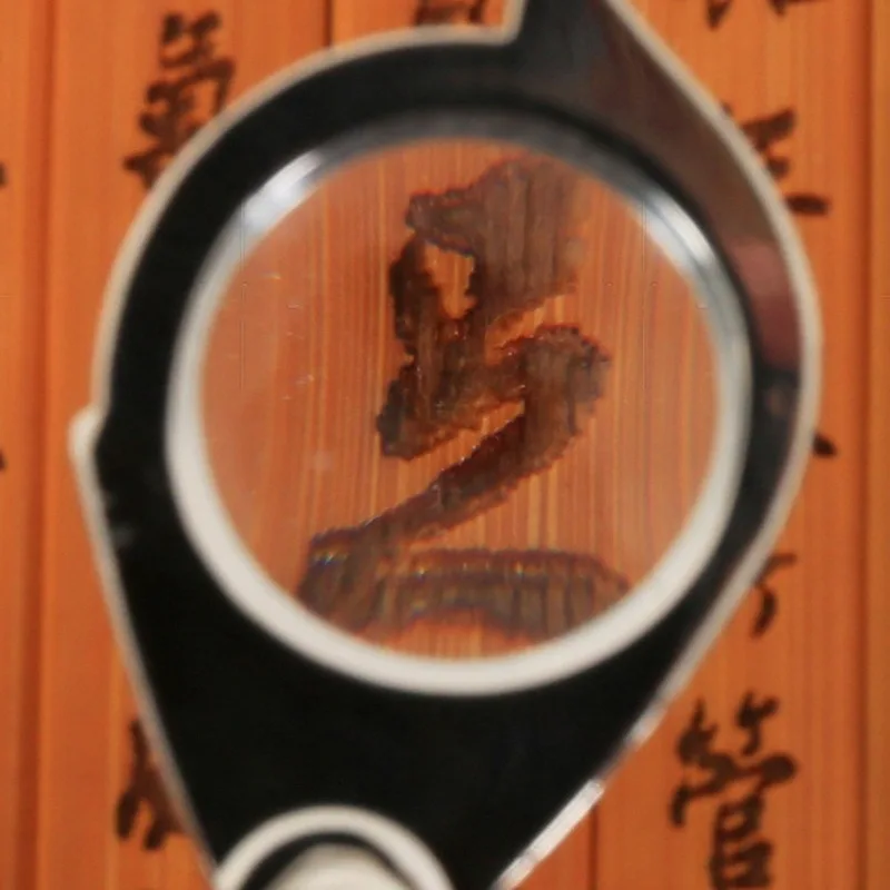 Ручной складной мини-брелок с увеличительным стеклом 10X портативный ручной