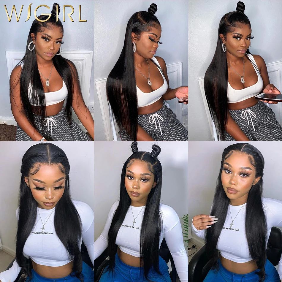 Парик Wigirl из прямых человеческих волос 13x4 13x 6 30/40 дюймов 360