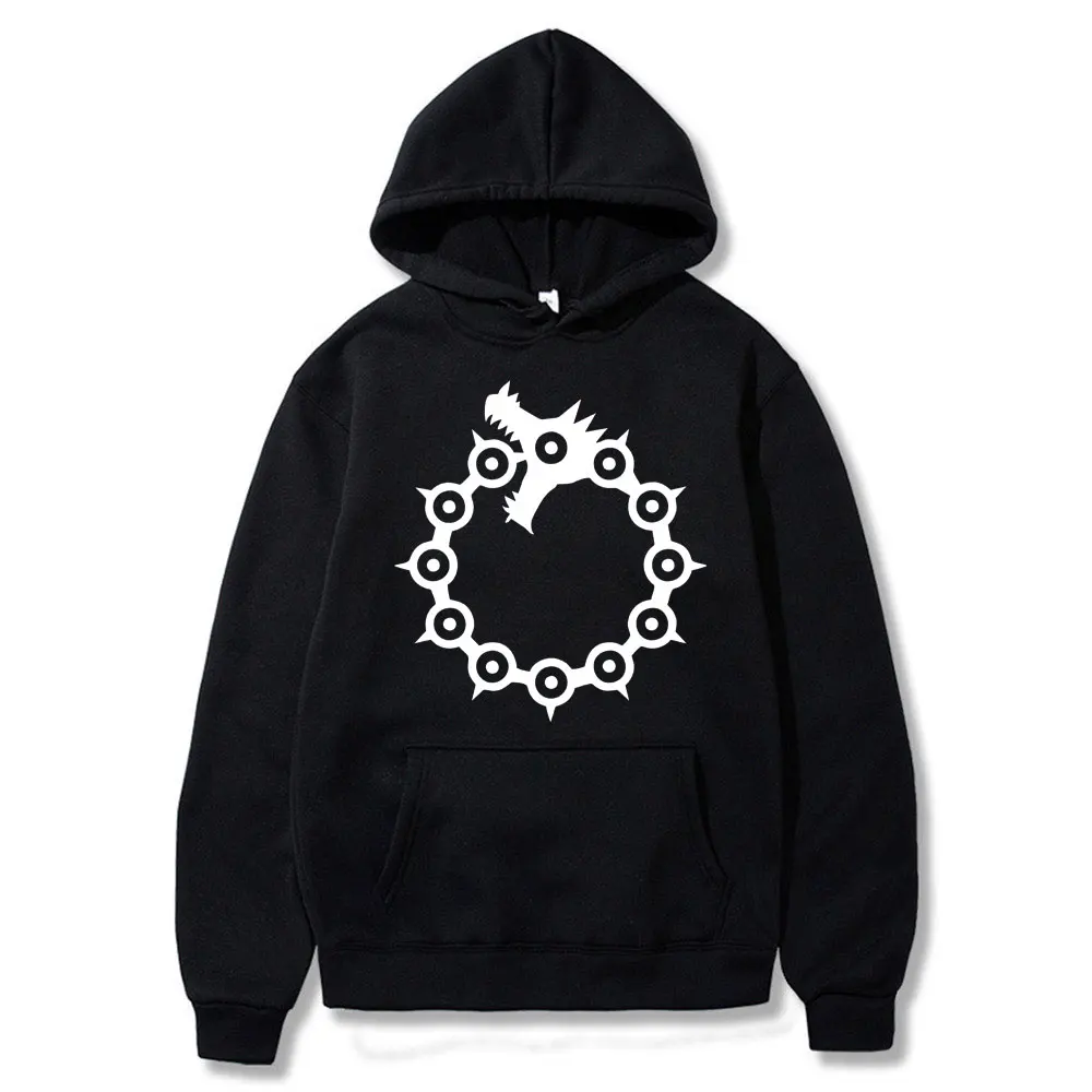 

The Seven Deadly Sins Men Women Hoodie Cotton Hoodies Sweatshirts Tops Pullover Unisex Harajuku Anime Cartoon Clothes Men