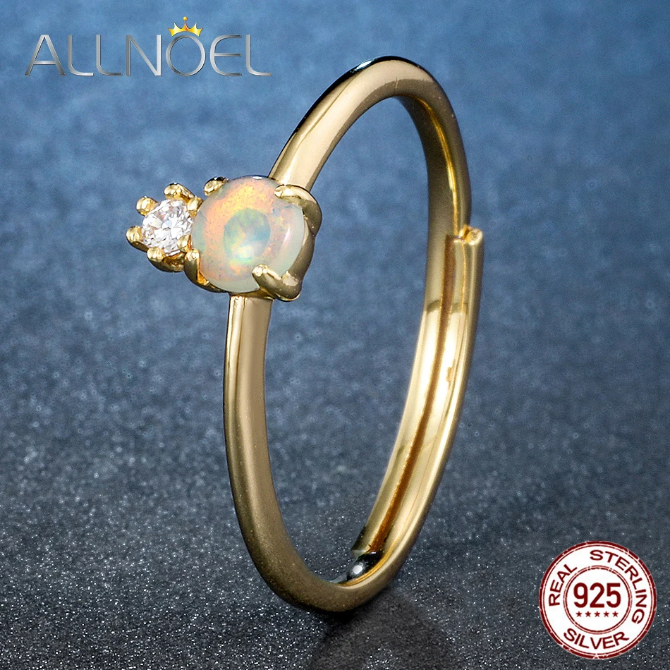 Кольцо из серебра 925 пробы с камнем кошачий глаз ALLNOEL для женщин ювелирное изделие