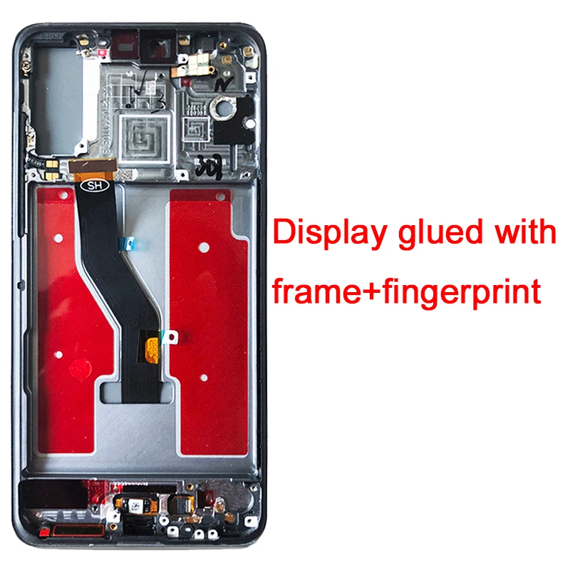 Сенсорный экран IPS LCD для Huawei P20 ЖК дисплей с рамой 5 8 дюйма технологией
