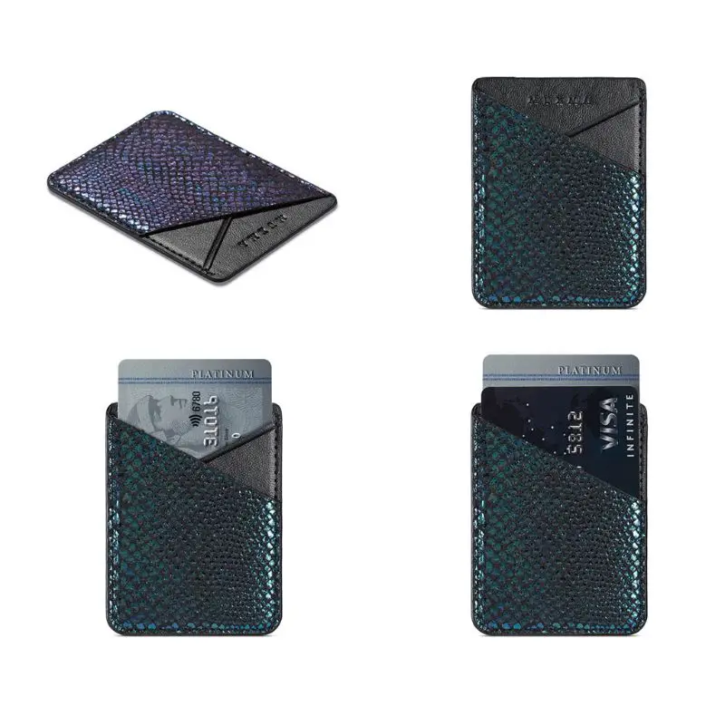 

Ultra Slim Mobile Phone ID Card Holder Wallet Credit Back Pocket Adhesive Sticker J60D