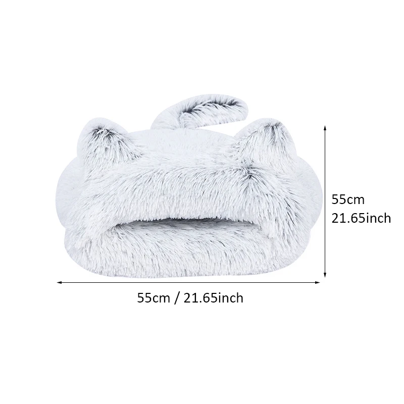 Спальный мешок для кошек и мягкий согревающий моющийся спальный одеяло коврик