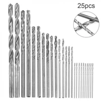 25pcslot high speed metric hss twist drill bits coated set 0 5mm 3 0mm stainless steel small cutting resistance
