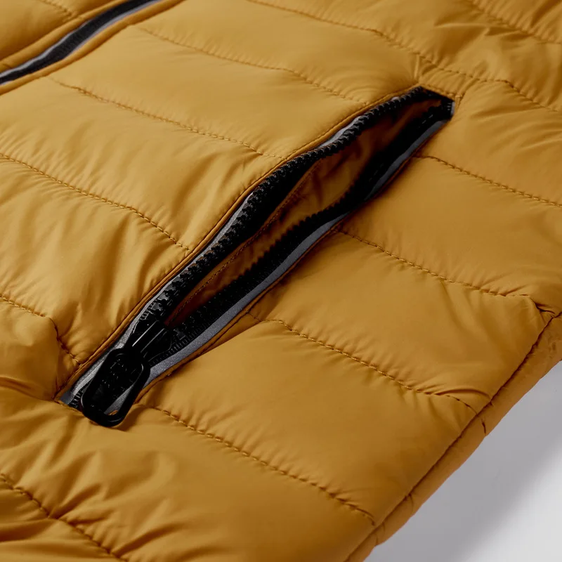 FOCUSFIT Men's Down Jacket Winter Water and Wind-Resistant Breathable Coat Plus Size Men Hoodies Jackets