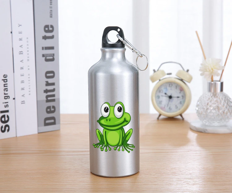 

Bicycle Water Bottle Portable Leak-proof Outdoor Funny Cartoon Print Sport shaker Drink Bottle 600ml For Cycling Hiking Camping