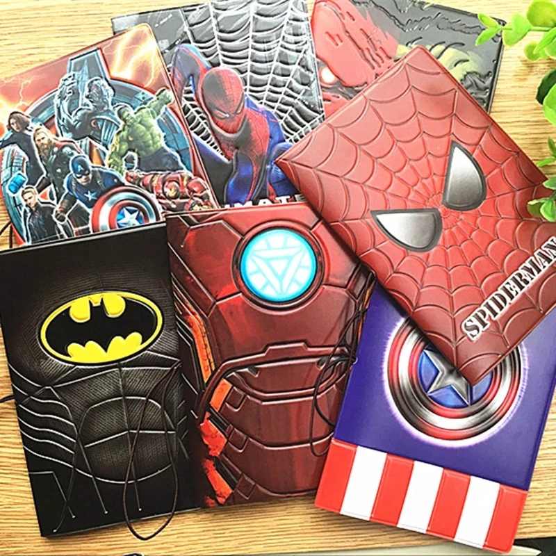 

New Disney cartoon Spiderman 3D passport set ID card holder bag card Purse Coin Portable diaper bag