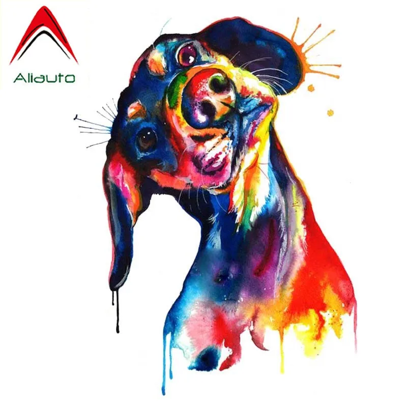 

Наклейка на автомобиль, 15 х13 см, из ПВХ, с изображением собаки