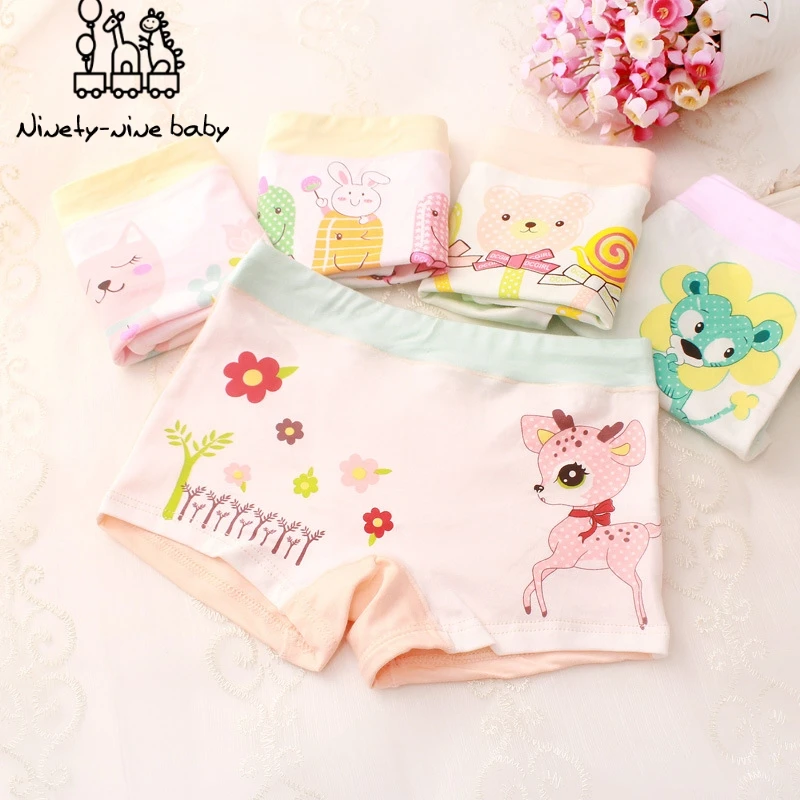 Трусы детские хлопковые мягкие с мультяшным принтом | Детская одежда и обувь