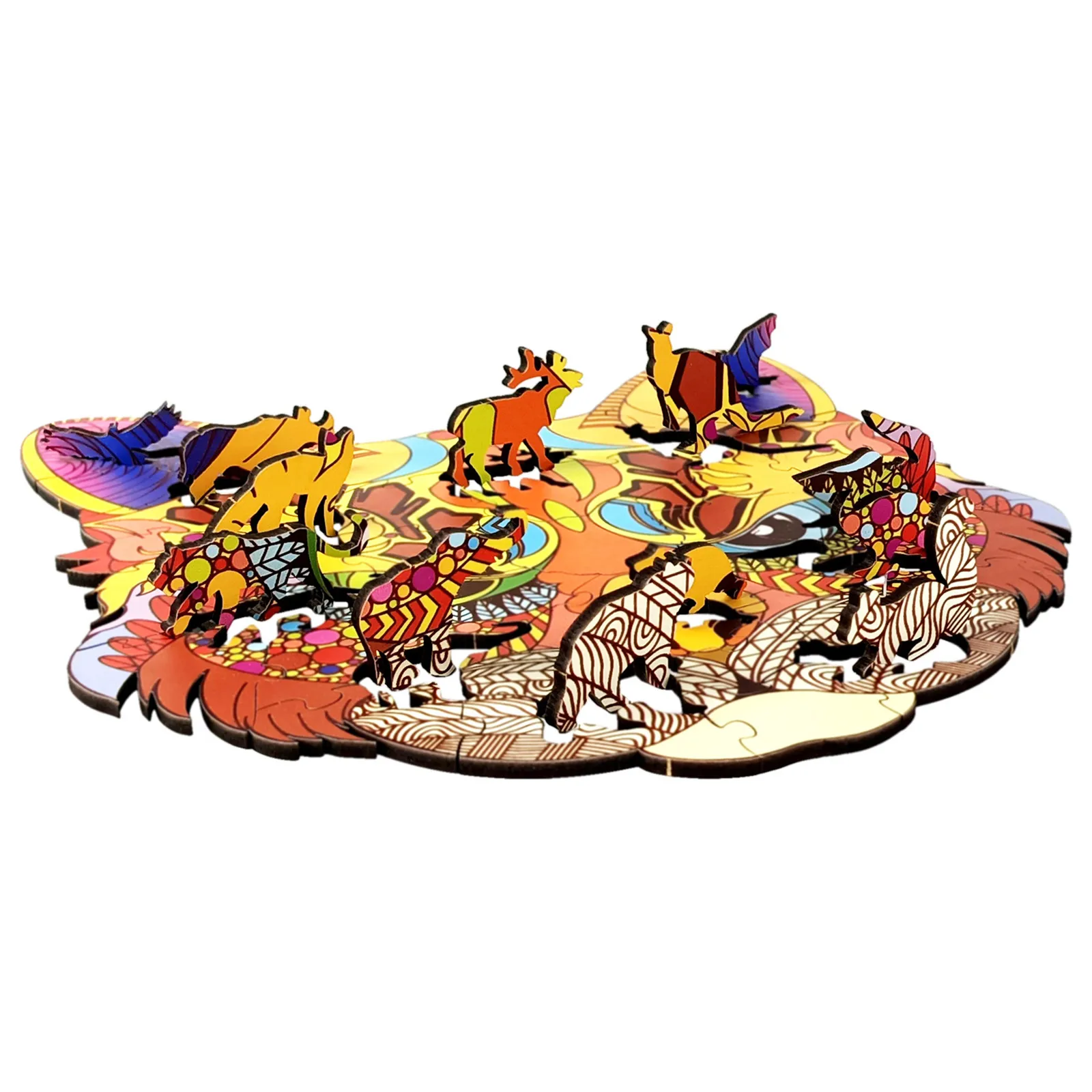 

3d Building Block Puzzle Quality Puzzle Adult Children Gift Wooden