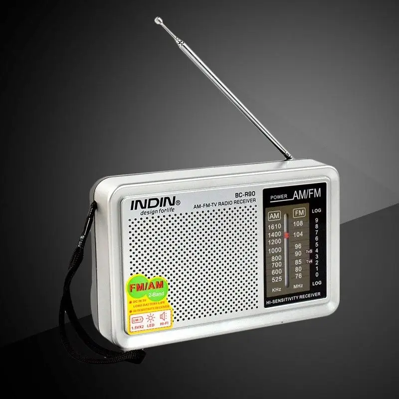 Портативный AM FM радио Ретро винтажный встроенный динамик Карманный многоцелевой коротковолновой приемник R90 для пожилых людей высокого качества Radyo