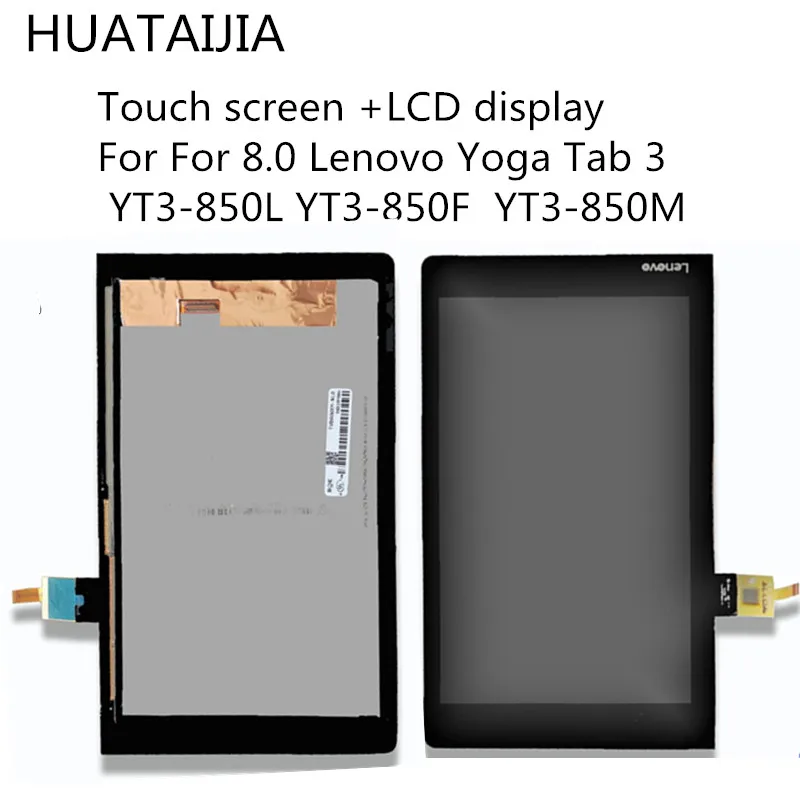 Оригинальный ЖК дисплей с цифрователем сенсорного вода для 8 0 Lenovo Yoga Tab 3 YT3 850L 850F