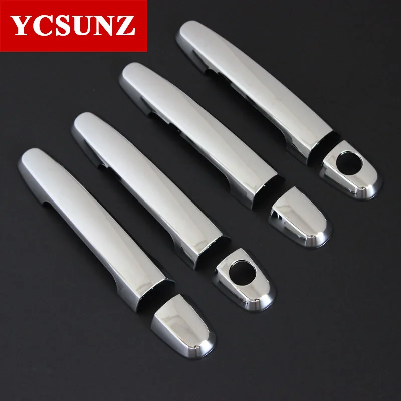 Автомобильные аксессуары хромированная крышка дверной ручки из АБС пластика для