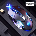 Профессиональная игровая мышь, 6 клавиш, 2,4 ГГц, беспроводная мышь для ПКноутбука, заряжаемая, бесшумная, PUBGCs GoLOL