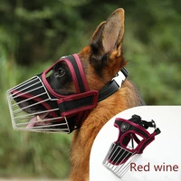medium and large dog muzzle pet mouth cover dog mask bark bite mesh mouth muzzle grooming anti chewing pet training accessories