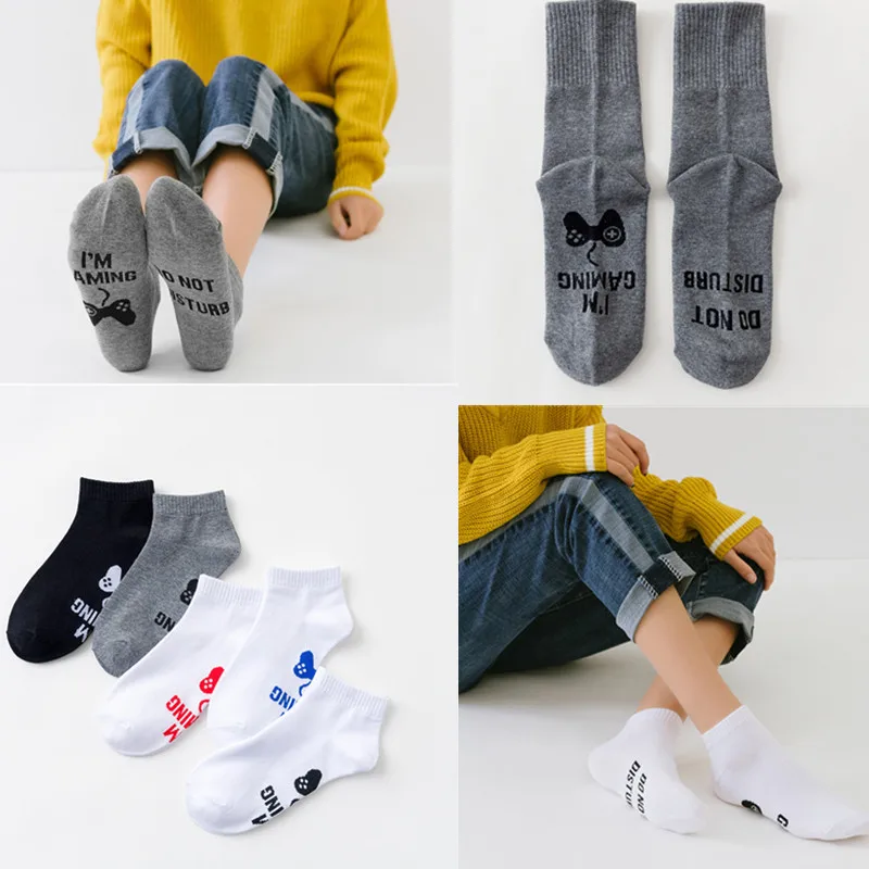 MenFunny/Повседневные носки для скейтборда женские спортивные короткие хлопковые с