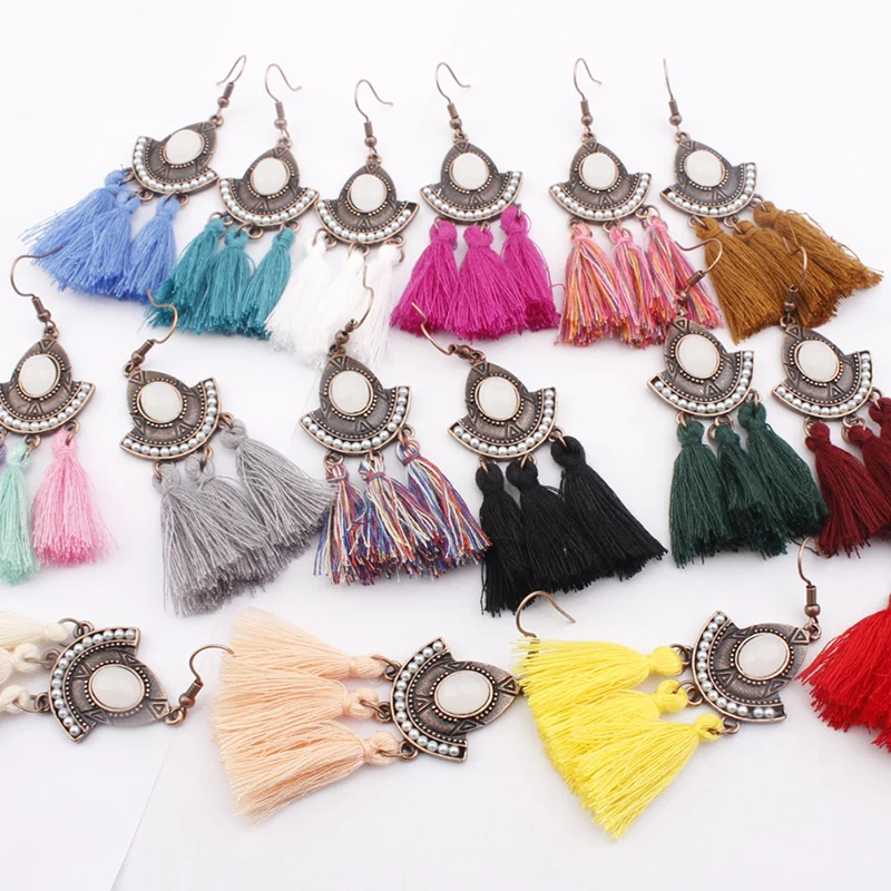 2020 стиль Новинка В стиле ретро богемном женские качели жемчужные серьги в виде