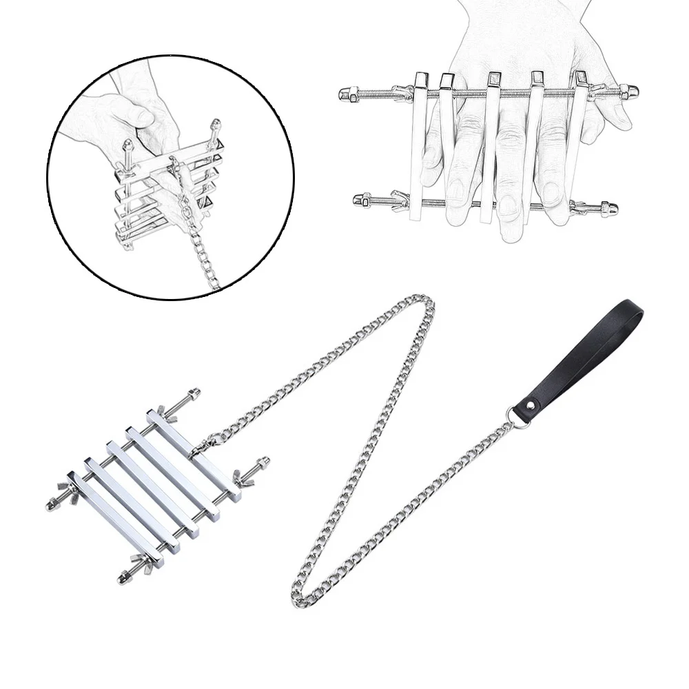 Игры для взрослых БДСМ пытки из нержавеющей стали большой палец Фетиш L1|Игры