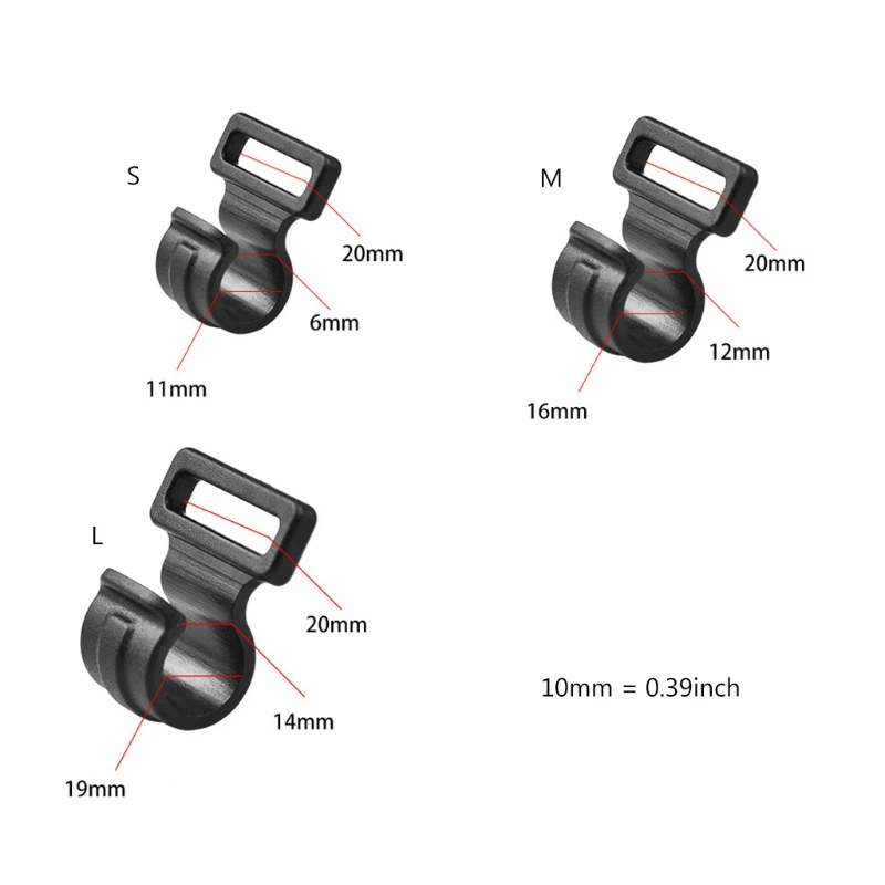 

10pcs Tent Hooks Camping Caravan Awning Tent Wind Rope Clamp Tent Clip Windproof