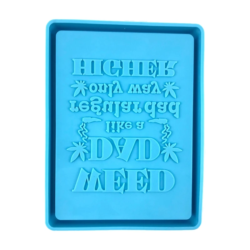 

M3GF DIY Crafts Rolling Tray Epoxy Resin Mold Jewelry Storage Holder Silicone Mould