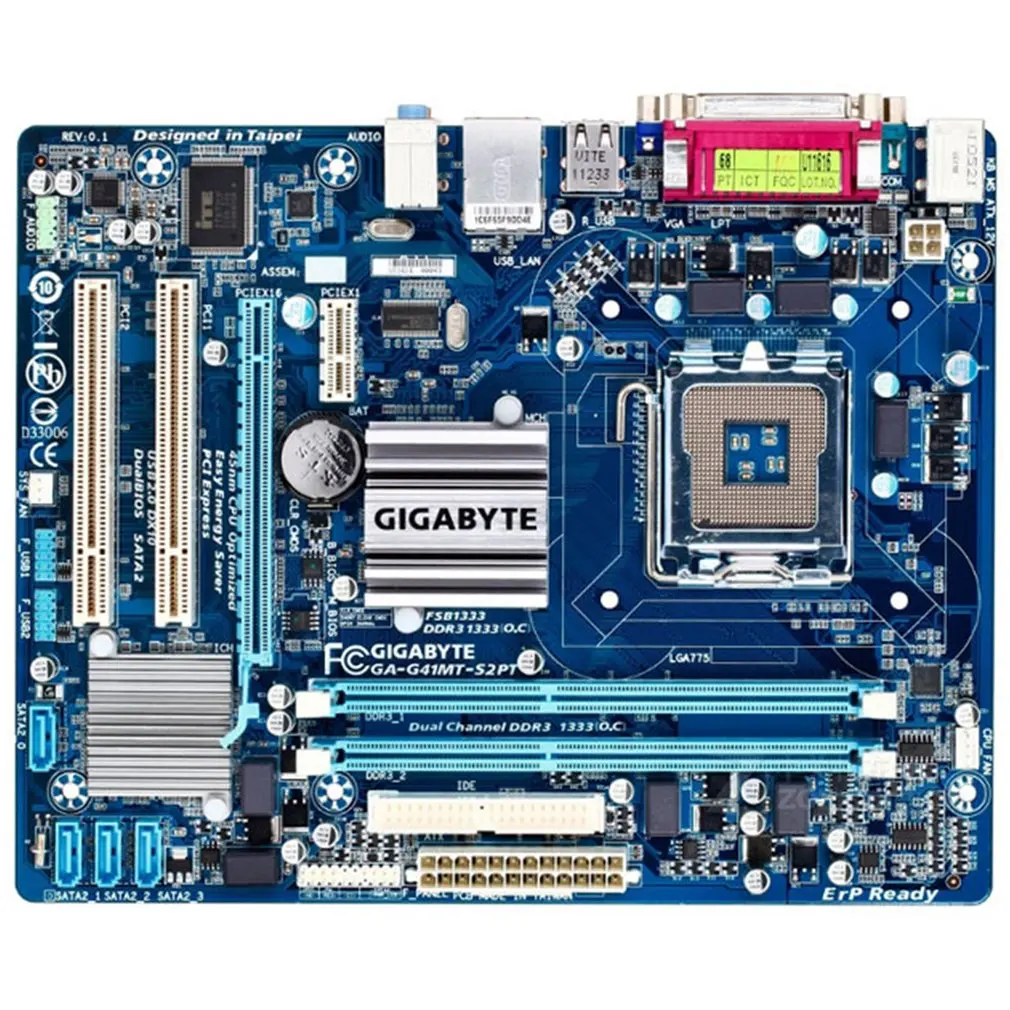 Оригинальная материнская плата GA-G41MT-S2/S2P/S2PT ПК 1 5 в DDR3 разъем DIMM 775 десктопная