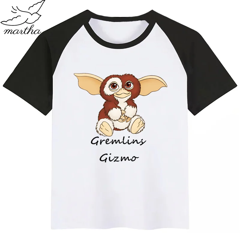 Gremlins/футболка для маленьких мальчиков и девочек детский топ детская футболка с