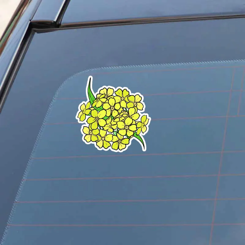 Ebdeckle красивые желтые цветы Декор для Авто/бампер/окно/настенные наклейки DIY CT10840 |