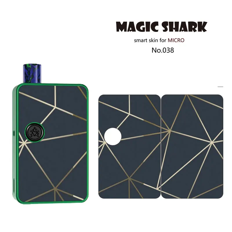 

Bling Star Leopard Geometric PVC Ultra Thin PVC Stereo Vape Sticker Case Skin Cover Film for Asvape MICRO ELF