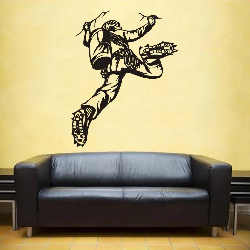 Наклейка для альпинизма наклейка экстремальных видов спорта виниловые наклейки