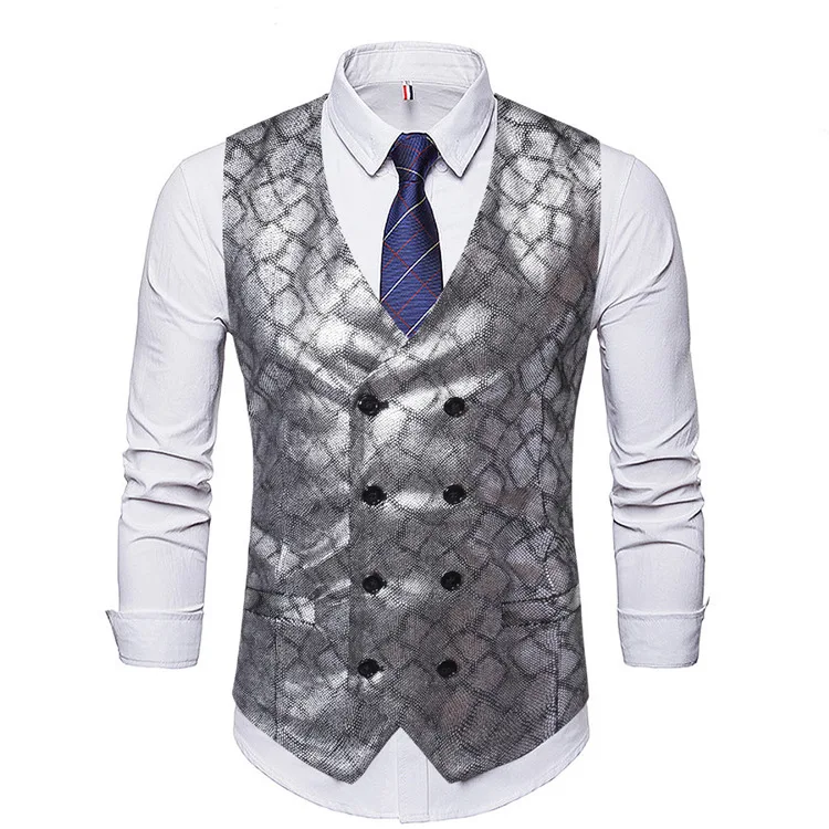 

Жилет мужской, с принтом в клетку