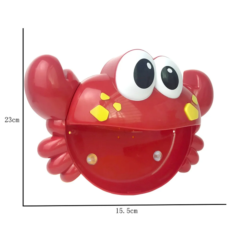 

Children's Bathing Toy Crab Shape Bubble Machine Bathtub Soap Automatic Bubble Maker Baby Bathroom Toy For Children