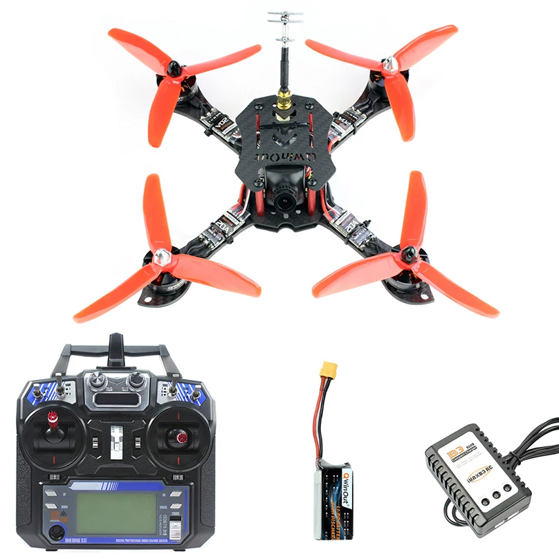 JMT 210 мм RTF Mini Racer RC FPV Квадрокоптер гоночный Дрон с Flysky FS I6 передатчик F4 Pro (V2)