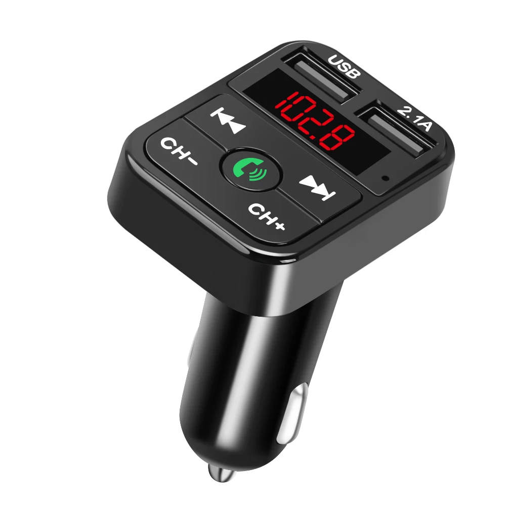 Автомобильный MP3-плеер с FM-передатчиком 2 USB-порта комплект беспроводной связи