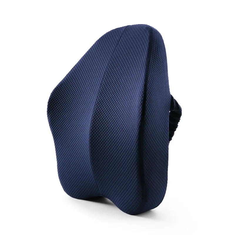 blue back pillow Премиум комфортная подушка для сидения Нескользящая ортопедическая подушка из пены с эффектом памяти Подушечка Для Снятия Боли для офисного стула - Название цвета: blue back pillow